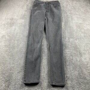 Levis Silvertab Slim Jeans Womens 25x30 Gray‎ Mid Rise 100% Cotton VTG
